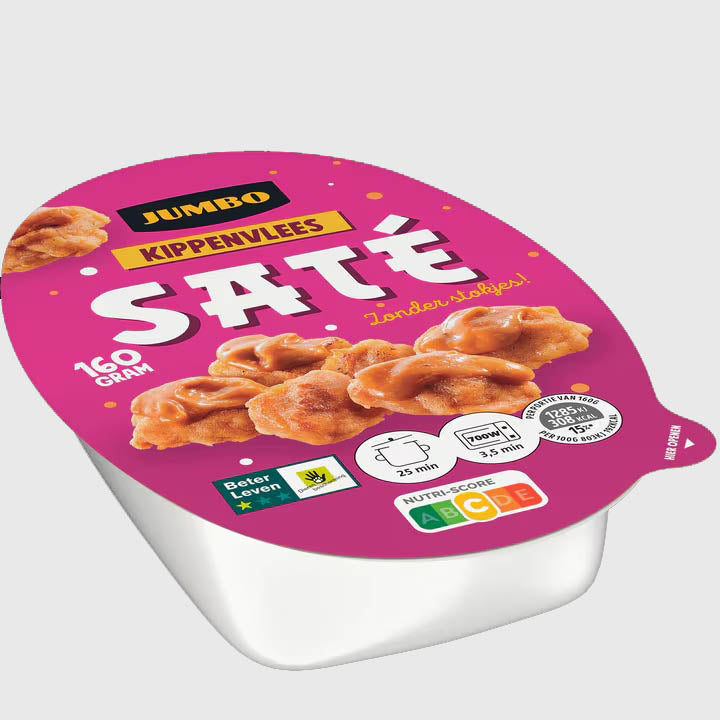 KIPSATÉ ZONDER STOK (KIPPENVLEES) 170GR JUMBO
