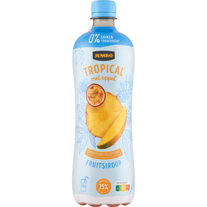 BEBIDA DE SIROPE 0% TROPICAL (X6) 750ML JUMBO