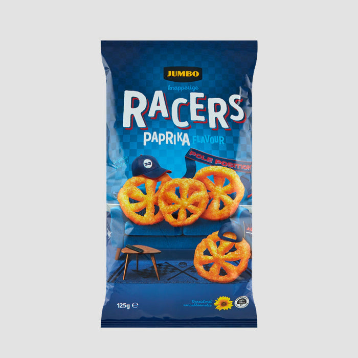 Jumbo Knapperige Racers Paprika Chips 125 g