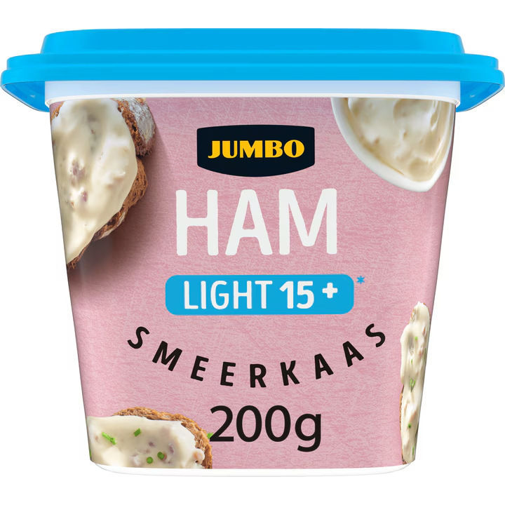 CREMA DE QUESO JAMÓN (X8) 200GR JUMBO