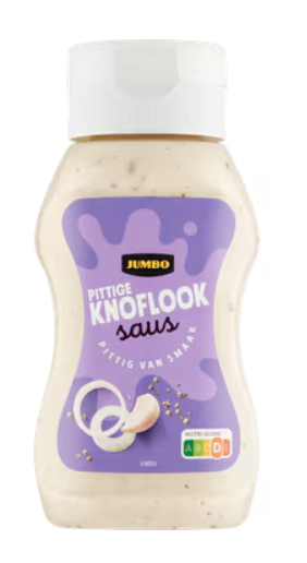PITTIGE KNOFLOOKSAUS 300ML JUMBO