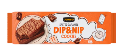 KARAMEL ZOUTE KOEKJES 200GR JUMBO