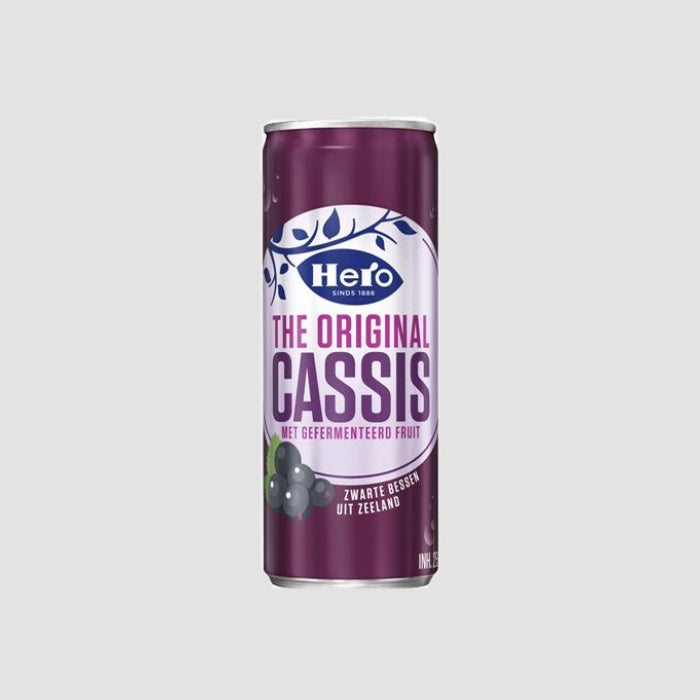 CASSIS LATA HERO 330ML (BLAUWBERRIES)