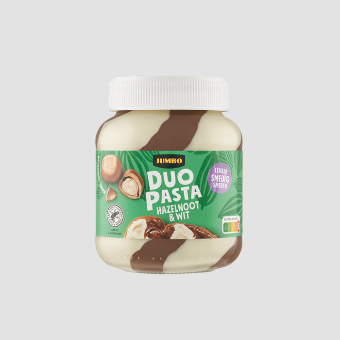 Jumbo Duo Pasta Hazelnoot & Wit 400 g