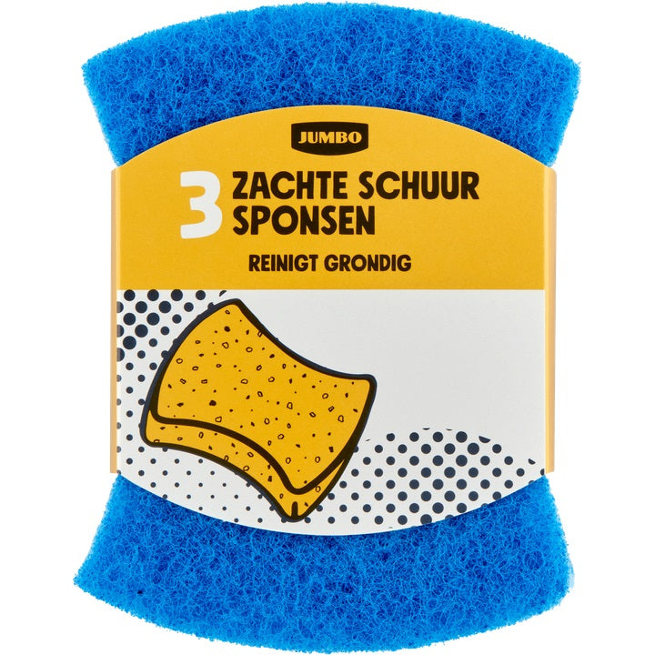 ESTROPAJO SUAVE (X16) 3 UND JUMBO