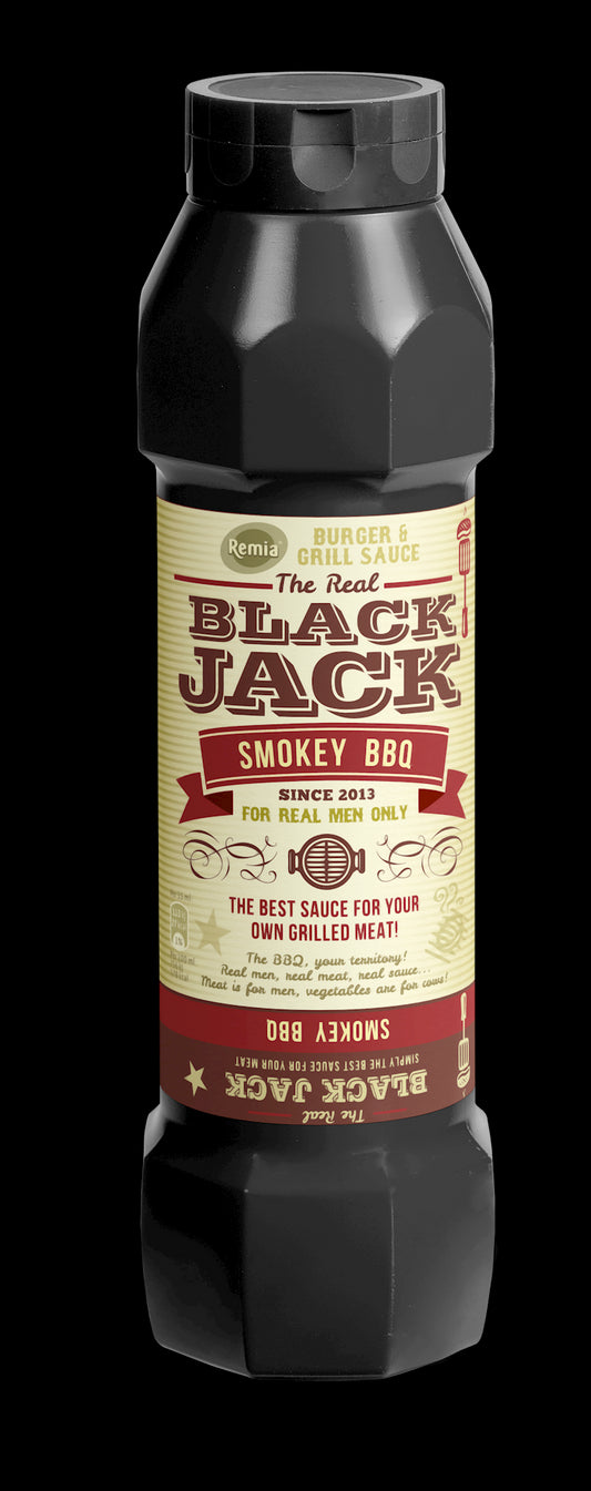 BLACK JACK / SMOKEY BBQ SAUS 800ML REMIA