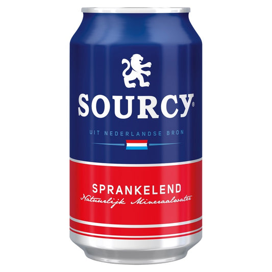 LATA AGUA CON GAS 24*330ML SOURCY