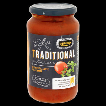 TRADITIONELE PASTASAUS (X6) 630ML JUMBO