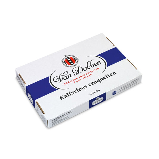 KALFSVLEES CROQUETTE 21*90GR VAN DOBBEN