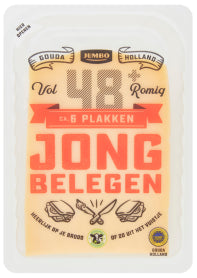KAAS JONG BELEGEN PLAKKEN 190GR JUMBO