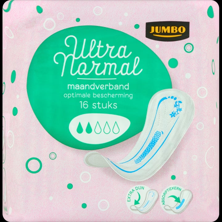 MAANDVERBAND ULTRA NORMAL 16 STUKS JUMBO