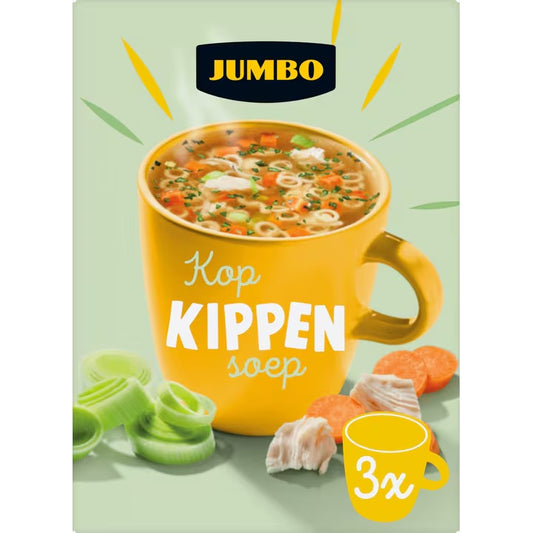 SOPA INSTANTE DE POLLO (X8) 3 UND JUMBO