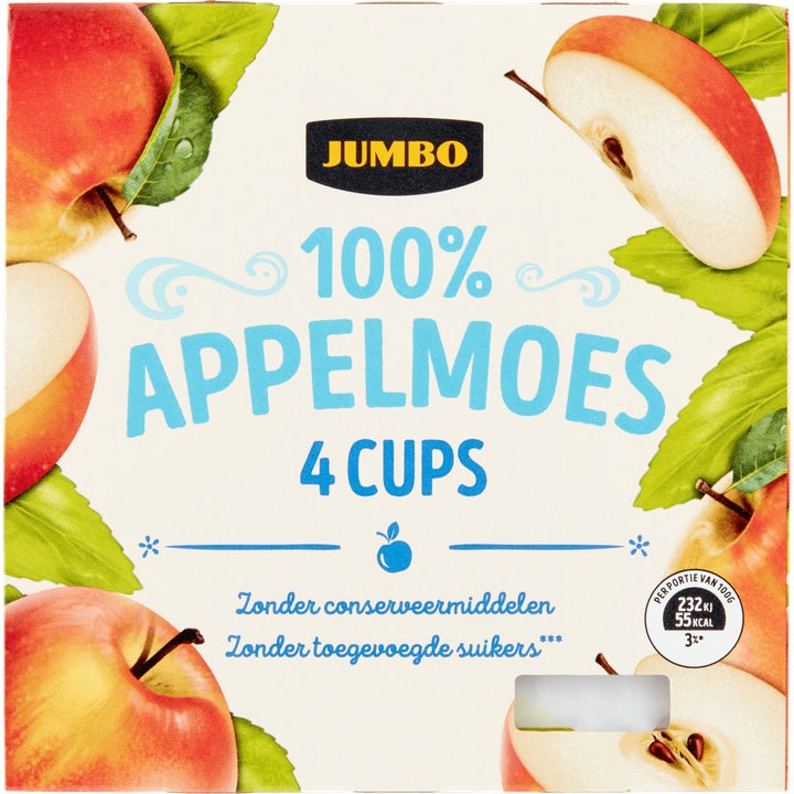 APPELMOES CUPS / COMP. MANZ. (X12) 400GR JMB