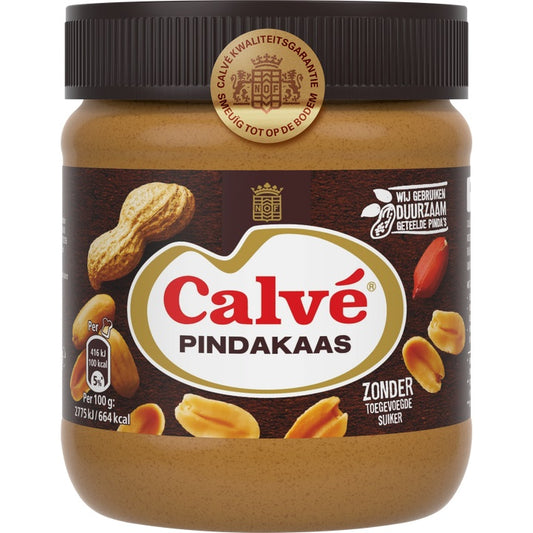 CALVE PINDAKAAS / CREMA CACAHUETES (X12) 350GR