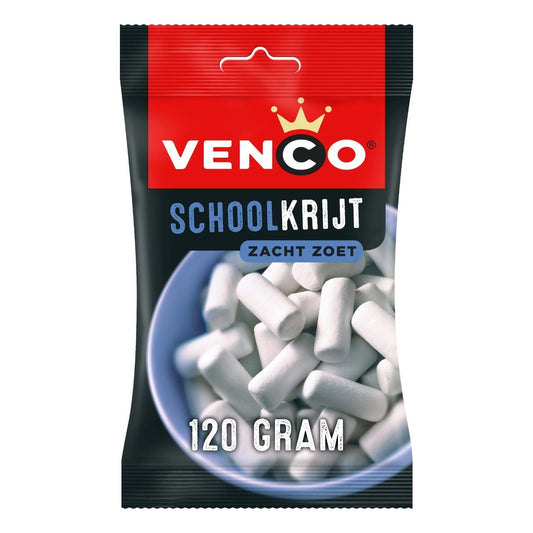 VENCO SCHOOLKRIJT / REGALIZ DE TIZAS (X12) 120GR