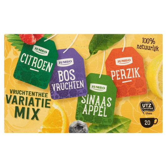 TÉ DE FRUTA AMARILLA (X12) 20*2GR JUMBO