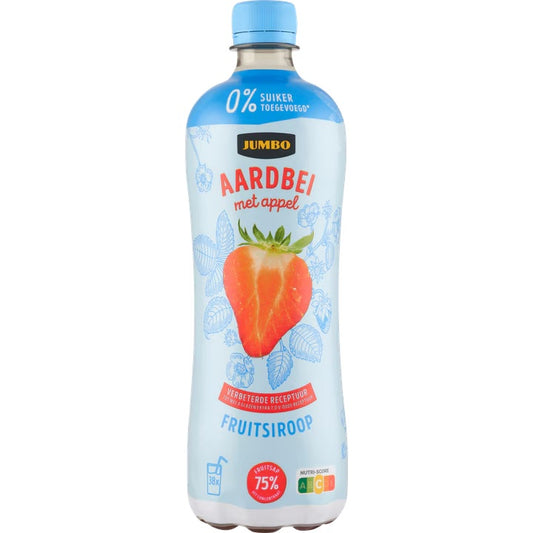 BEBIDA DE SIROPE DE FRESA (X6) 750ML JUMBO