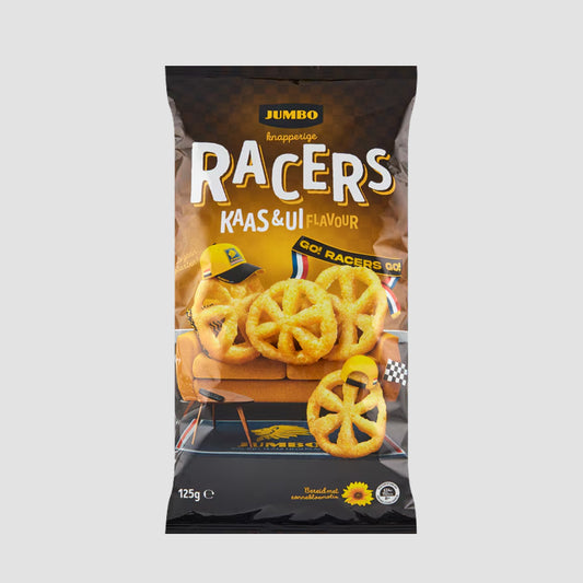 Jumbo Knapperige Racers Kaas & Ui Chips 125 g