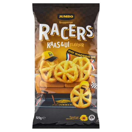 RACERS CHEESE ONION (X12) 125GR JUMBO