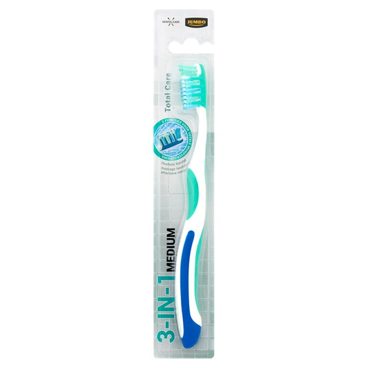 CEPILLO DE DIENTES 3 IN 1 MEDIUM (X12) JUMBO