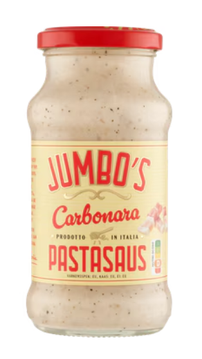 CARBONARA PASTASAUS 340GR JUMBO