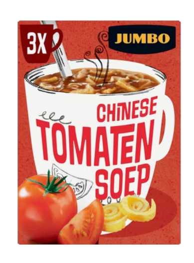 CHINESE TOMATENSOEP 3 STUK JUMBO