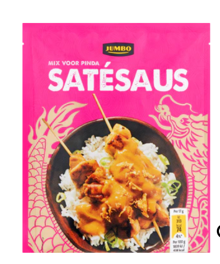 MIX VOOR PINDA SATÉSAUS  68GR JUMBO
