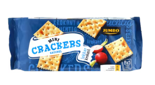 CRACKERS NATUREL 250GR JUMBO