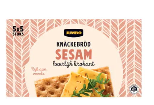 KNACKEBROD SESAM 375GR JUMBO