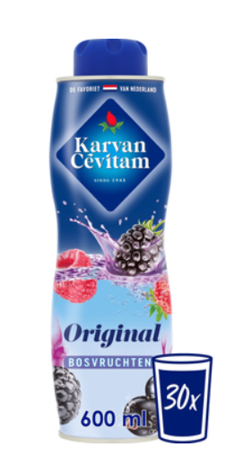 SIROOP BOSVRUCHTEN 600ML KARVAN CEVITAM
