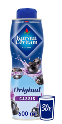 SIROOP CASSIS 600ML KARVAN CEVITAM