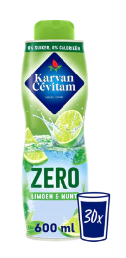 SIROOP LIMOEN MUNT 600ML JUMBO