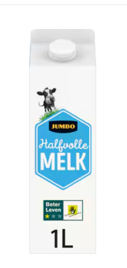 HALFVOLLE MELK 1LTR JUMBO