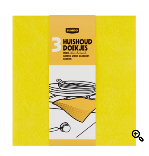 HUISHOUDDOEKJES 3 STUKS JUMBO