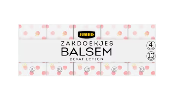 ZAKDOEKJES BALSAM 10 STUKS JUMBO