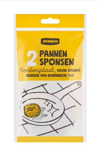 PANNEN SPONSEN 2 STUKS JUMBO
