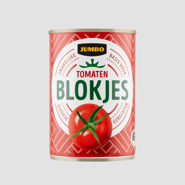 Jumbo Tomatenblokjes 400 g