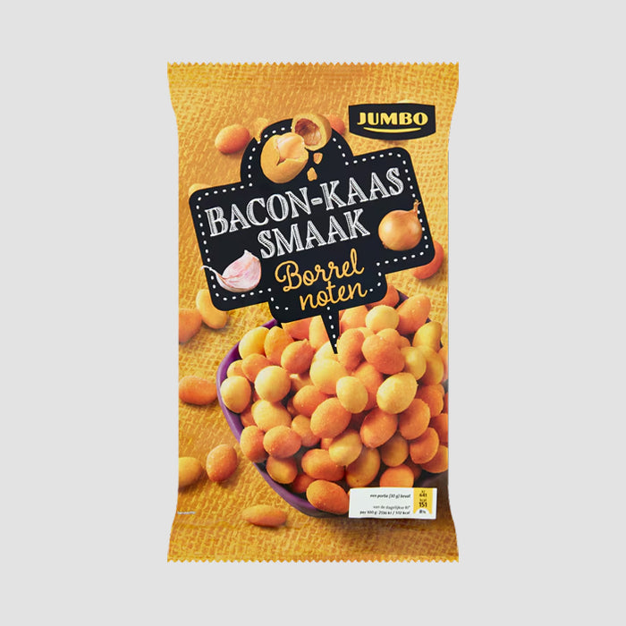 Jumbo Bacon Kaassmaak Borrelnoten 300g