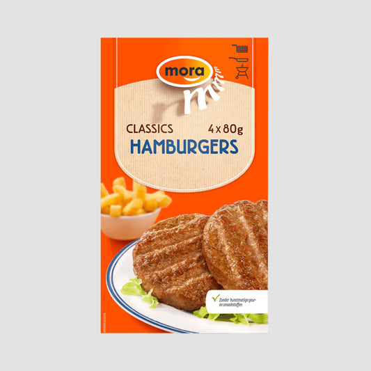 Mora Classics Hamburgers 4 x 80g
