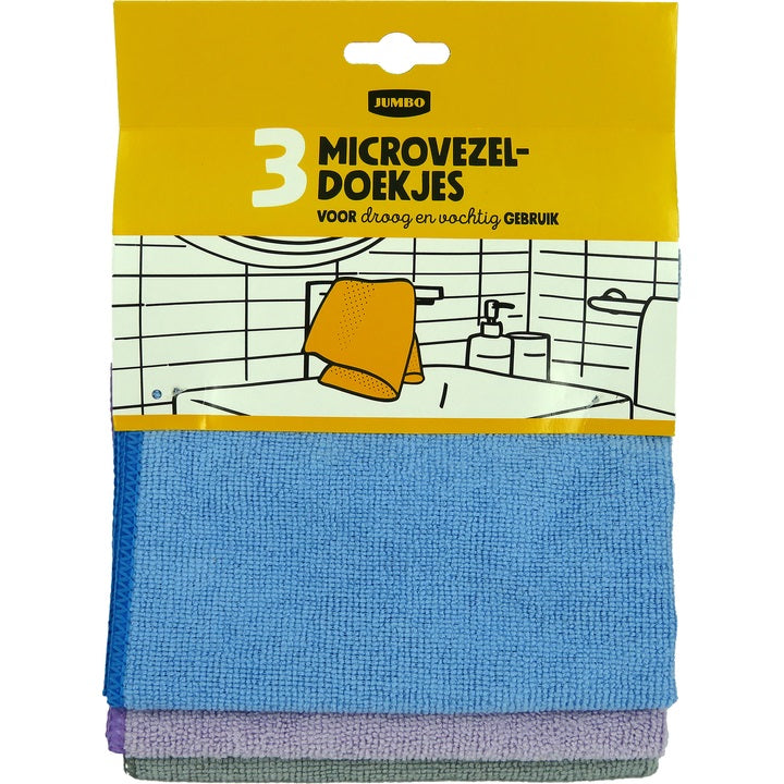 BAYETAS MICROFIBRA (X12) 3 UND JUMBO