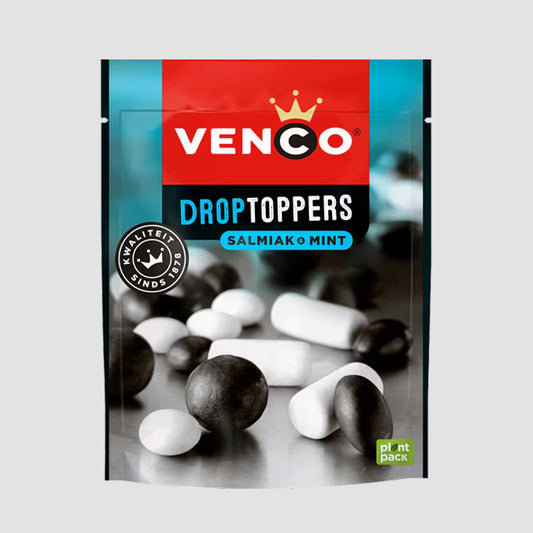 Venco Droptoppers Salmiak & Mint 225 g